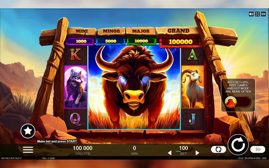 Big Wild Buffalo 2 — kuvakaappaus pelistä