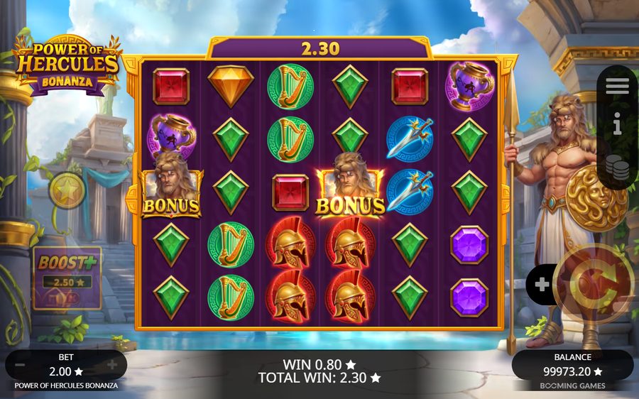 Power of Hercules Bonanza — kuvakaappaus pelistä