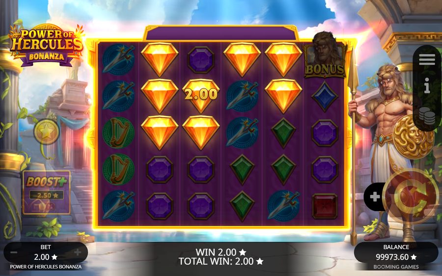 Power of Hercules Bonanza — kuvakaappaus pelistä