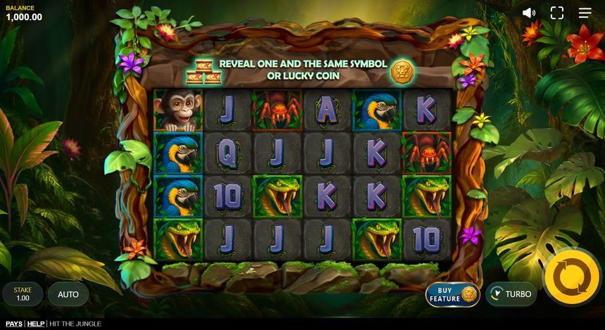 Hit the Jungle — kuvakaappaus pelistä