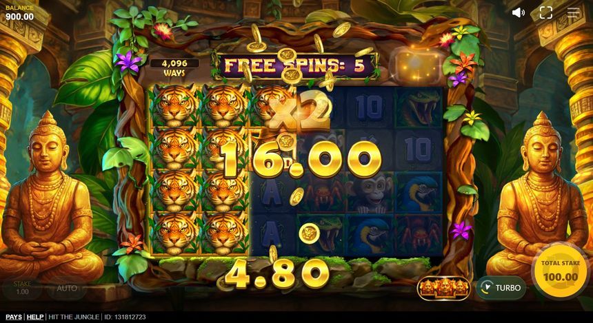 Hit the Jungle — kuvakaappaus pelistä