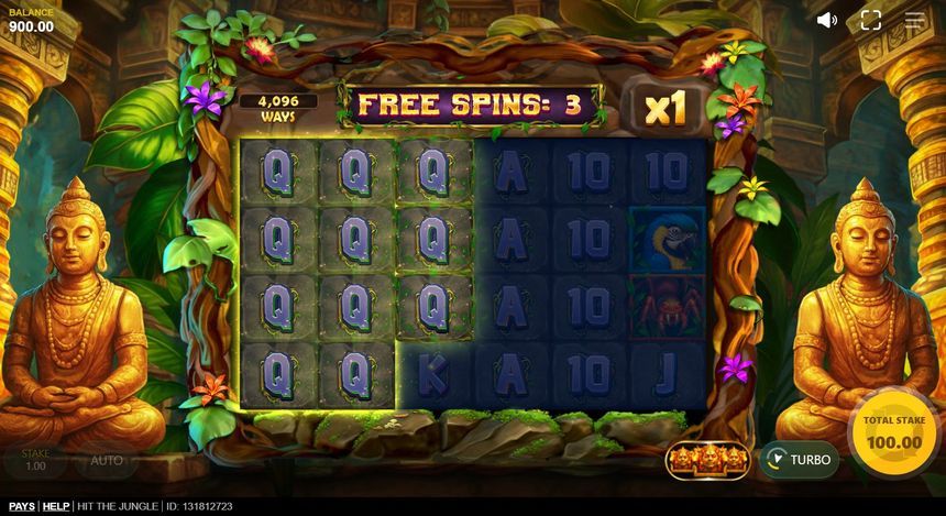 Hit the Jungle — kuvakaappaus pelistä