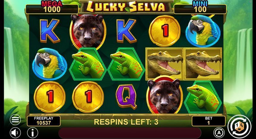 Lucky Selva Hold & Win — kuvakaappaus pelistä