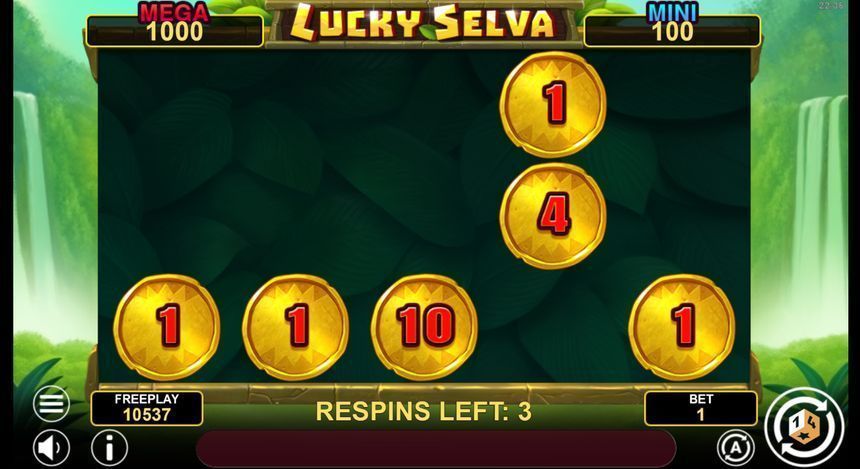 Lucky Selva Hold & Win — kuvakaappaus pelistä