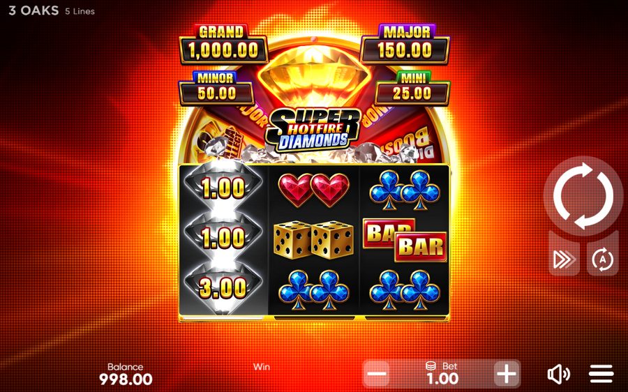 Super Hotfire Diamonds — kuvakaappaus pelistä