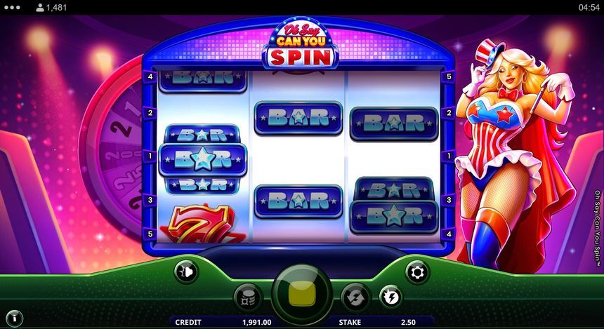 Oh Say Can You Spin — kuvakaappaus pelistä