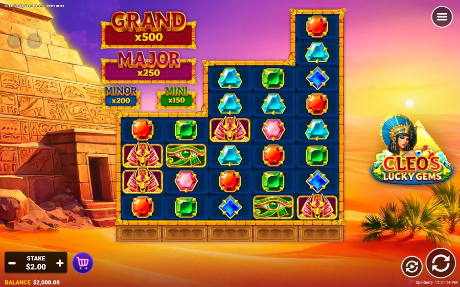 Cleos Lucky Gems — kuvakaappaus pelistä