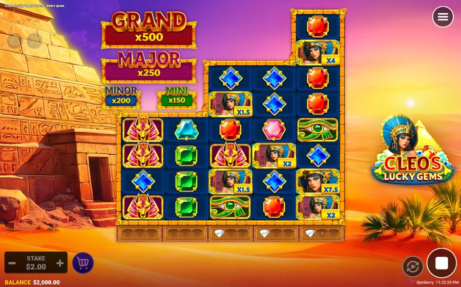 Cleos Lucky Gems — kuvakaappaus pelistä