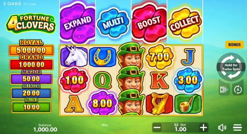 4 Fortune Clovers — kuvakaappaus pelistä