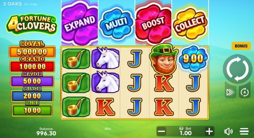 4 Fortune Clovers — kuvakaappaus pelistä
