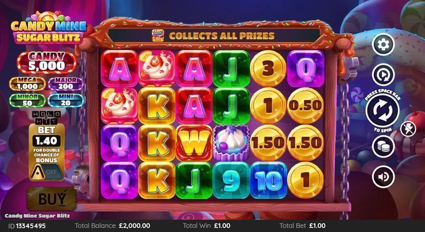 Candy Mine Sugar Blitz — kuvakaappaus pelistä