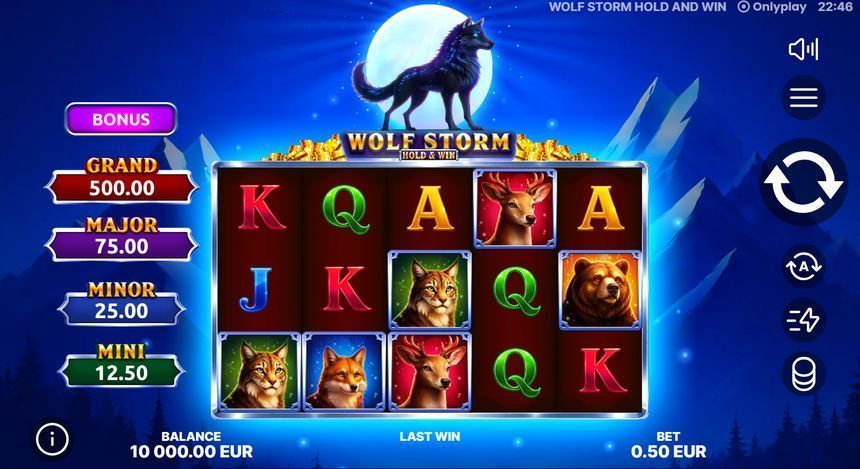 Wolf Storm: Hold & Win — kuvakaappaus pelistä