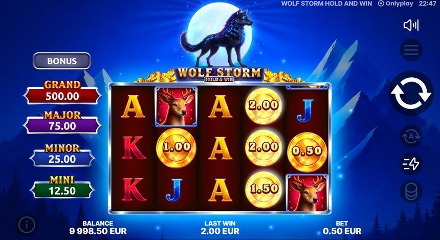 Wolf Storm: Hold & Win — kuvakaappaus pelistä
