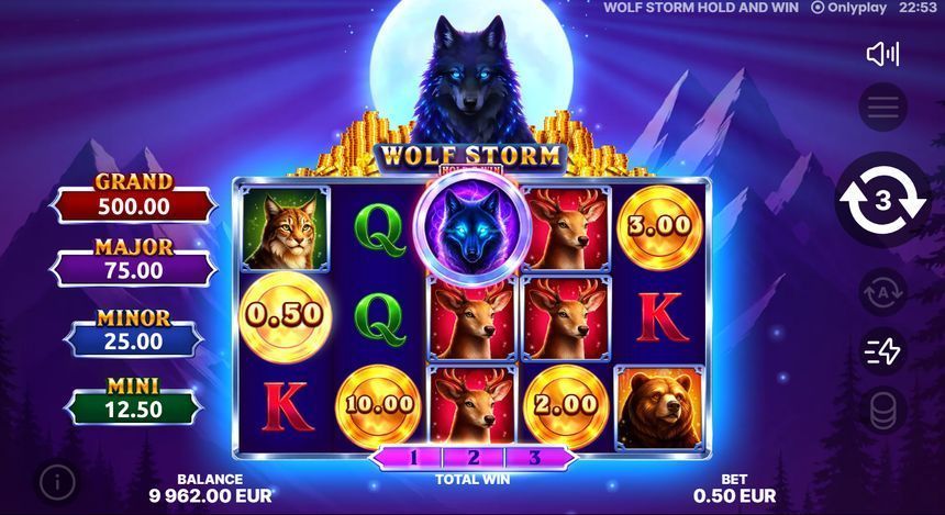 Wolf Storm: Hold & Win — kuvakaappaus pelistä