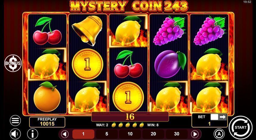 Mystery Coin 243 — kuvakaappaus pelistä