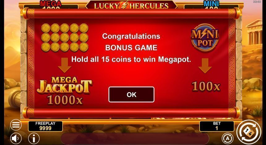Lucky Hercules — kuvakaappaus pelistä