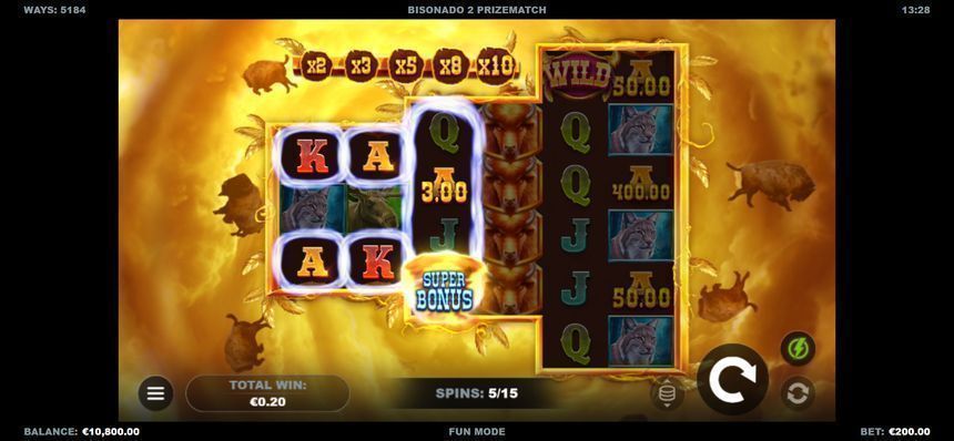 Bisonado 2 PrizeMatch — kuvakaappaus pelistä