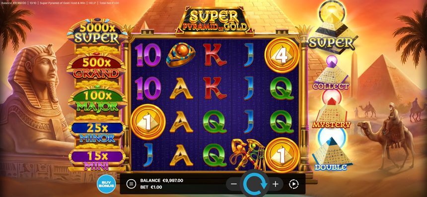 Super Pyramid of Gold — kuvakaappaus pelistä