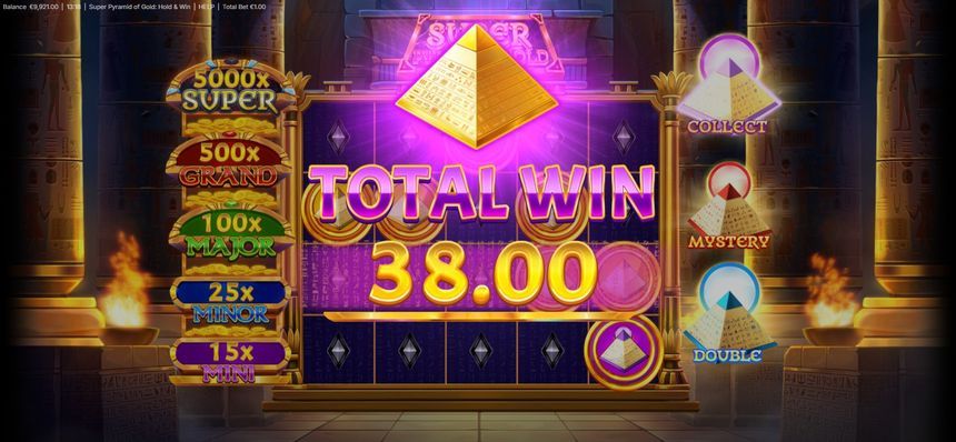 Super Pyramid of Gold — kuvakaappaus pelistä