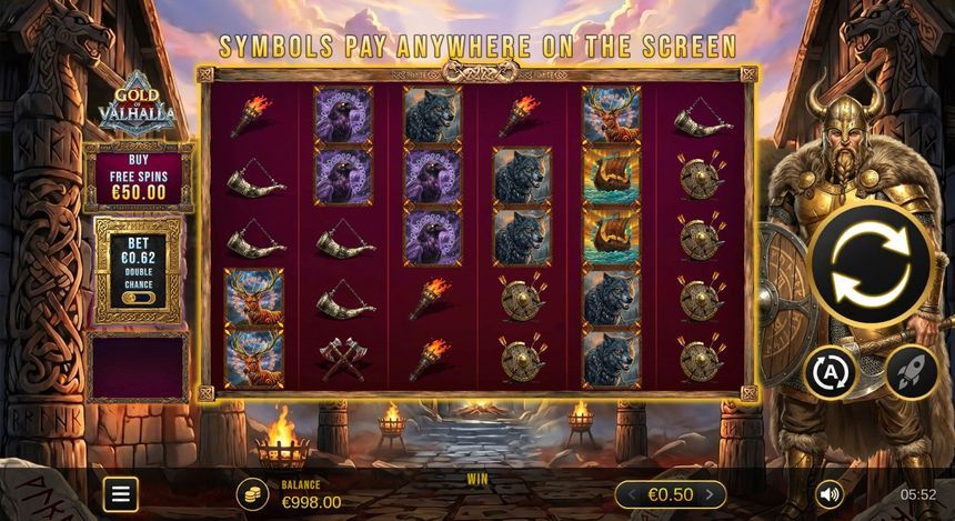 Gold of Valhalla — kuvakaappaus pelistä