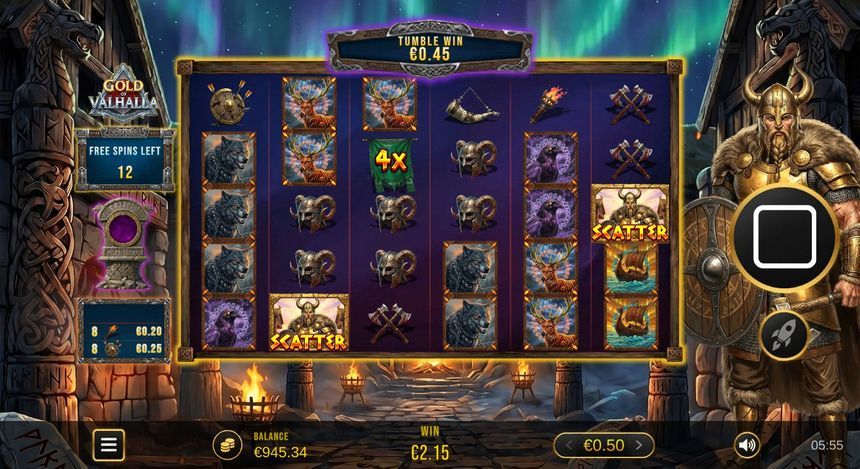 Gold of Valhalla — kuvakaappaus pelistä
