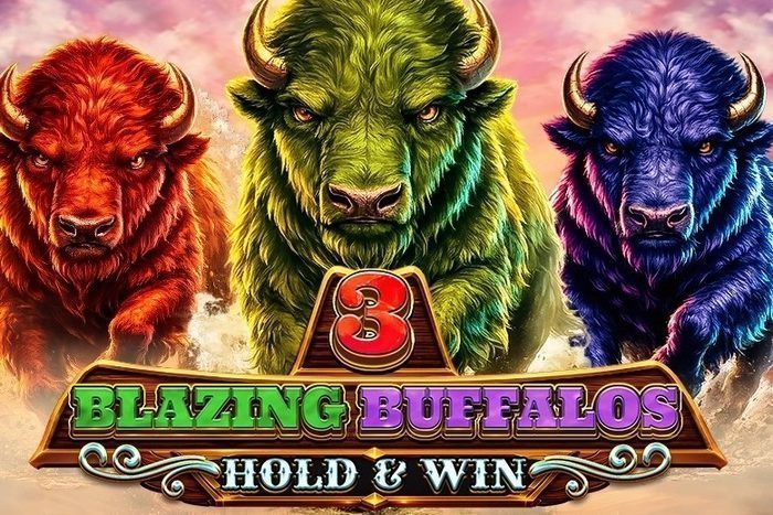 3 Blazing Buffalos: Hold & Win
