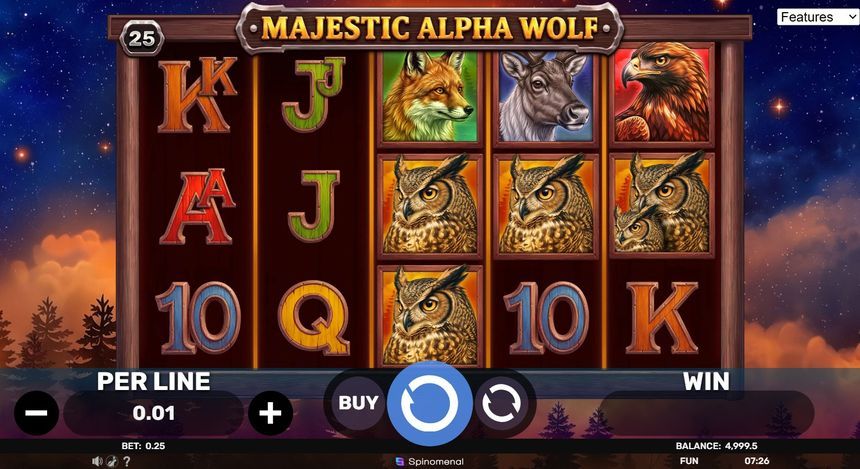 Majestic Alpha Wolf — kuvakaappaus pelistä