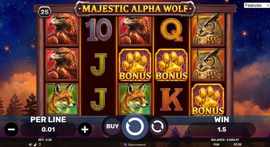 Majestic Alpha Wolf — kuvakaappaus pelistä