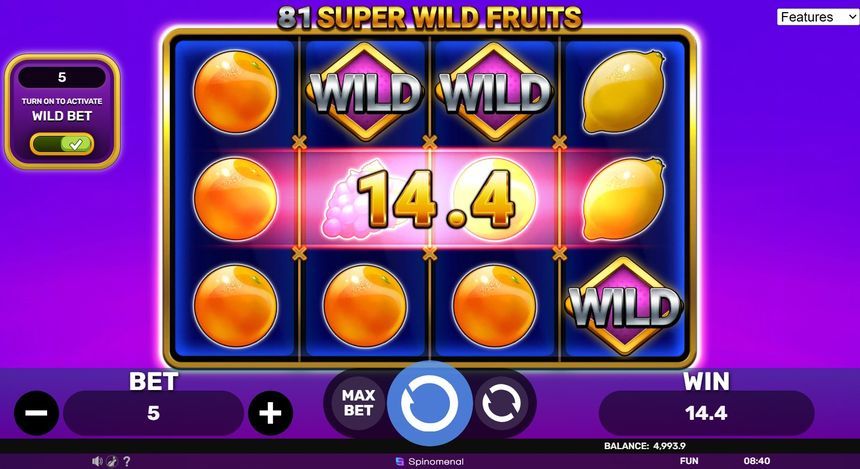 81 Super Wild Fruits — kuvakaappaus pelistä